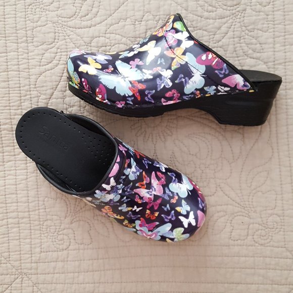 Sanita Butterfly Open Back Clog EU37 NIB - Picture 1 of 6